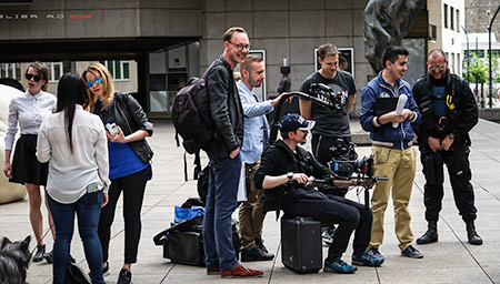 Camera Crew in Czech Republic for video shooting